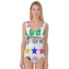 Cute Symbol Princess Tank Leotard  by Nexatart