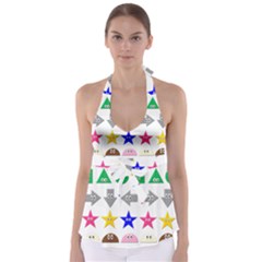 Cute Symbol Babydoll Tankini Top by Nexatart