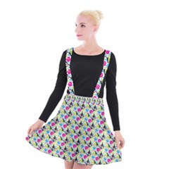 Cool Graffiti Patterns  Suspender Skater Skirt