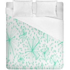 Pattern Floralgreen Duvet Cover (california King Size) by Nexatart