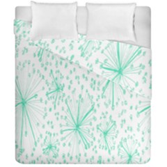 Pattern Floralgreen Duvet Cover Double Side (california King Size) by Nexatart