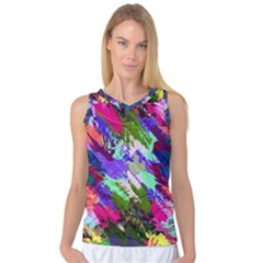 Tropical Jungle Print And Color Trends Women s Basketball Tank Top by Nexatart