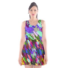 Tropical Jungle Print And Color Trends Scoop Neck Skater Dress by Nexatart