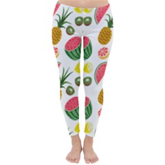 Fruits Pattern Classic Winter Leggings by Nexatart