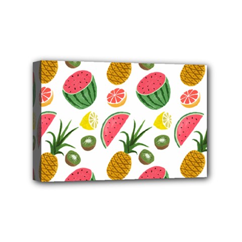 Fruits Pattern Mini Canvas 6  X 4 