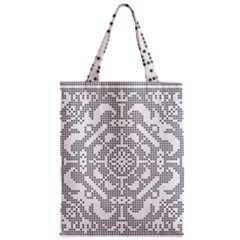 Mosaic Pattern Cyberscooty Museum Pattern Zipper Classic Tote Bag by Nexatart