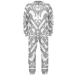 Mosaic Pattern Cyberscooty Museum Pattern Onepiece Jumpsuit (men)  by Nexatart