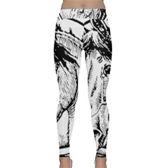 Framed Horse Classic Yoga Leggings by Nexatart