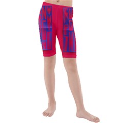 Funny Foggy Thing Kids  Mid Length Swim Shorts by Nexatart