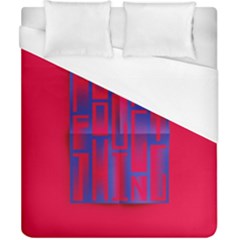 Funny Foggy Thing Duvet Cover (california King Size) by Nexatart