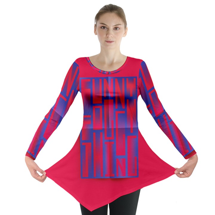 Funny Foggy Thing Long Sleeve Tunic 