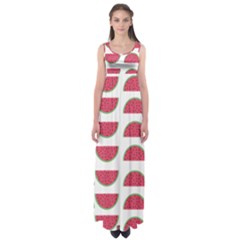 Watermelon Pattern Empire Waist Maxi Dress by Nexatart