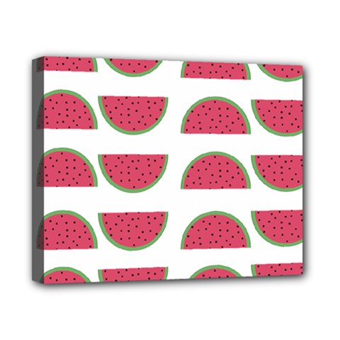 Watermelon Pattern Canvas 10  X 8  by Nexatart