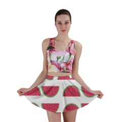 Watermelon Pattern Mini Skirt by Nexatart