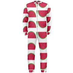 Watermelon Pattern Onepiece Jumpsuit (men)  by Nexatart