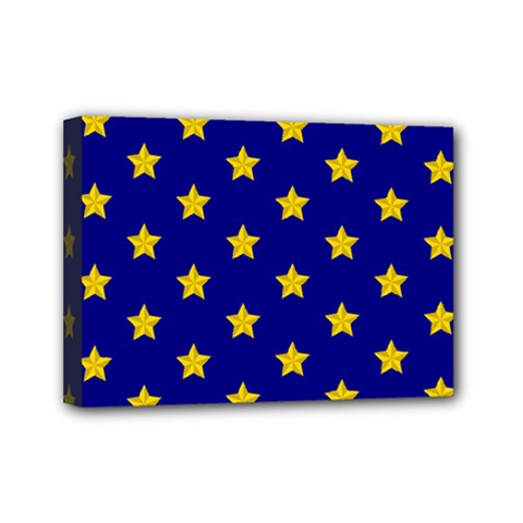 Star Pattern Mini Canvas 7  X 5 