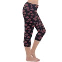 Cloud Red Brown Capri Yoga Leggings View3