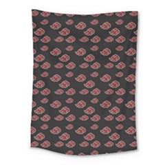 Cloud Red Brown Medium Tapestry by Mariart