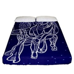 Gemini Zodiac Star Fitted Sheet (queen Size) by Mariart