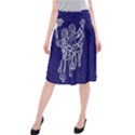 Gemini Zodiac Star Midi Beach Skirt View1