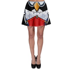 Grandma Penguin Skater Skirt by Nexatart