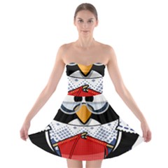 Grandma Penguin Strapless Bra Top Dress by Nexatart