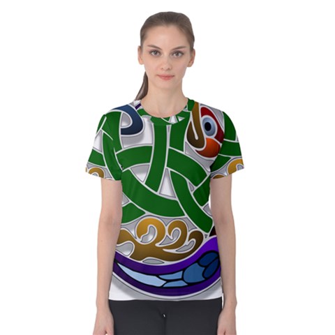 Celtic Ornament Women s Cotton Tee by Nexatart