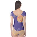 Planet Galaxy Space Star Polka Meteor Moon Blue Sky Circle Boyleg Leotard  View2