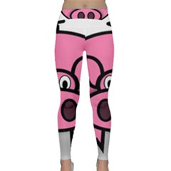 Pork Pig Pink Animals Classic Yoga Leggings by Mariart