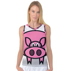 Pork Pig Pink Animals Women s Basketball Tank Top by Mariart