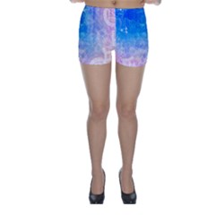 Horoscope Compatibility Love Romance Star Signs Zodiac Skinny Shorts by Mariart