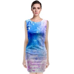 Horoscope Compatibility Love Romance Star Signs Zodiac Classic Sleeveless Midi Dress by Mariart