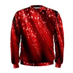 Red Space Line Light Black Polka Men s Sweatshirt by Mariart