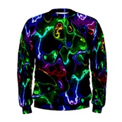 Saga Colors Rainbow Stone Blue Green Red Purple Space Men s Sweatshirt by Mariart