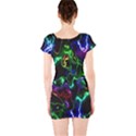 Saga Colors Rainbow Stone Blue Green Red Purple Space Short Sleeve Bodycon Dress View2