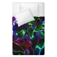 Saga Colors Rainbow Stone Blue Green Red Purple Space Duvet Cover Double Side (single Size)