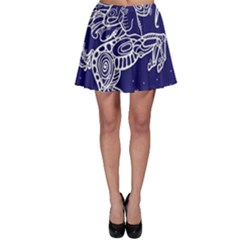 Sagitarius Zodiac Star Skater Skirt by Mariart