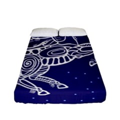 Sagitarius Zodiac Star Fitted Sheet (full/ Double Size) by Mariart