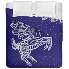 Sagitarius Zodiac Star Duvet Cover Double Side (california King Size) by Mariart