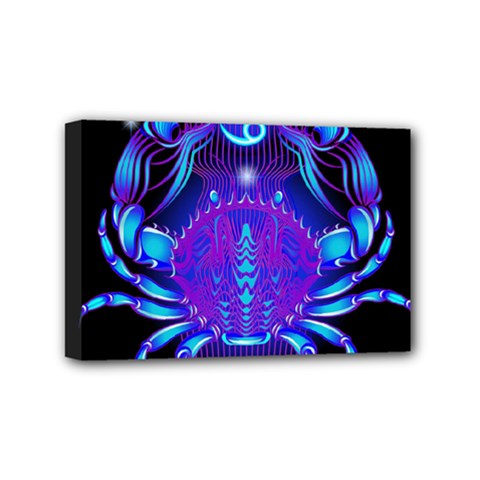 Sign Cancer Zodiac Mini Canvas 6  X 4  by Mariart