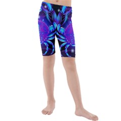 Sign Cancer Zodiac Kids  Mid Length Swim Shorts by Mariart