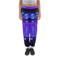 Sign Cancer Zodiac Women s Jogger Sweatpants by Mariart