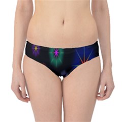 Star Space Galaxy Rainboiw Circle Wave Chevron Hipster Bikini Bottoms by Mariart