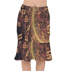 Romance Zodiac Star Space Mermaid Skirt by Mariart