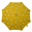 Waveform Disco Wahlin Retina White Yellow Vertical Hook Handle Umbrellas (Small) View1