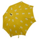 Waveform Disco Wahlin Retina White Yellow Vertical Hook Handle Umbrellas (Small) View2