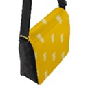 Waveform Disco Wahlin Retina White Yellow Vertical Flap Messenger Bag (S) View2