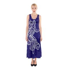 Virgo Zodiac Star Sleeveless Maxi Dress by Mariart