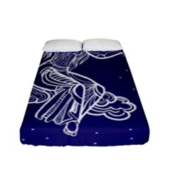 Virgo Zodiac Star Fitted Sheet (full/ Double Size) by Mariart