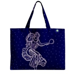 Virgo Zodiac Star Zipper Mini Tote Bag by Mariart